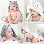 Load image into Gallery viewer, Nuribom Baby Handtuch Set aus OEKO TEX 100% Natur Baumwolle (2er Set) (90x90cm)
