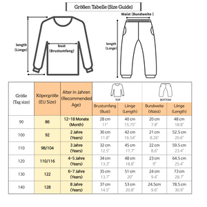 Nuribom Schlafanzug für Jungen und Mädchen_ Aufdruck mit Autos und Tieren